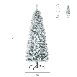 Pre-Lit Christmas Trees*The Holiday Aisle 5' 10