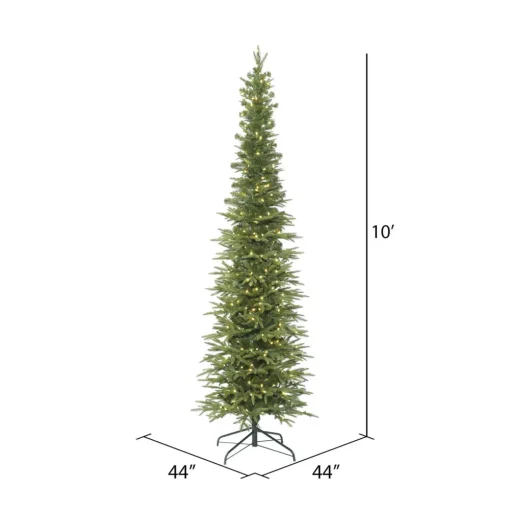 Pre-Lit Christmas Trees*The Holiday Aisle 10' Green Fir Artificial Christmas Tree With 800 Clear Lights