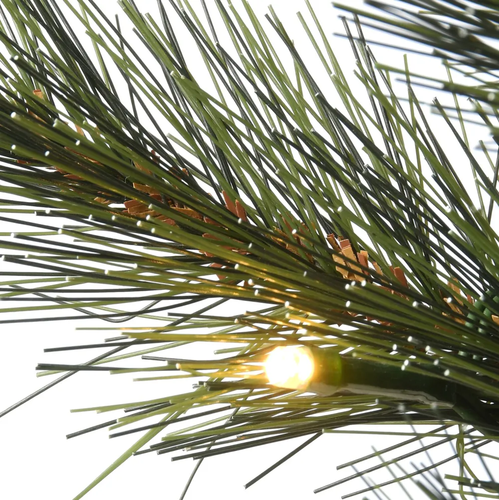 Pre-Lit Christmas Trees*The Holiday Aisle 4' Green Pine Artificial Christmas Tree With 100 Clear/White Lights