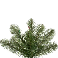 Pre-Lit Christmas Trees*The Holiday Aisle 4.5' Green Pine Artificial Christmas Tree With Led Mini Lights