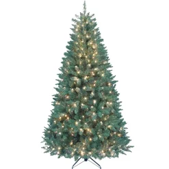 Pre-Lit Christmas Trees*Kurt Adler 7' Green Pine Christmas Tree With 350 Clear/White Lights