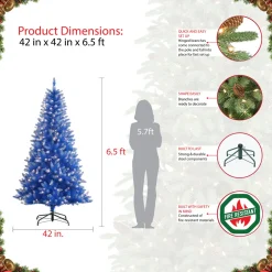 Pre-Lit Christmas Trees*The Holiday Aisle 6'6