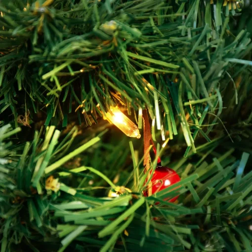 Pre-Lit Christmas Trees*Andover Mills 3.5' H Green Artificial Fir Christmas Tree With 50 Lights