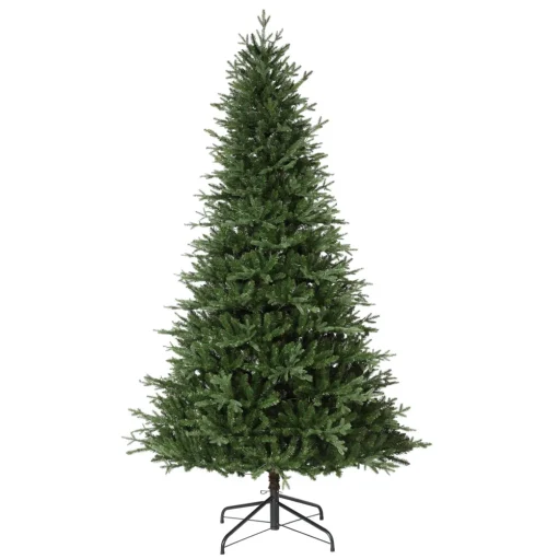 Pre-Lit Christmas Trees*Haute Decor 7'6" H Green Realistic Fir Artificial Christmas Tree With 600 Led Lights