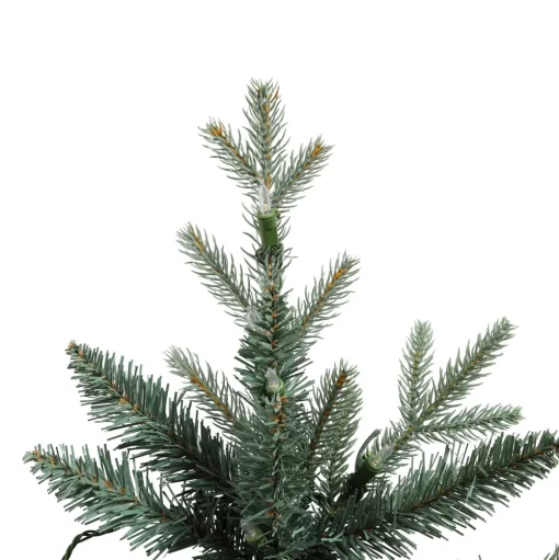Pre-Lit Christmas Trees*Haute Decor 4'6" H Green Realistic Spruce Artificial Christmas Tree With 200 Led Lights