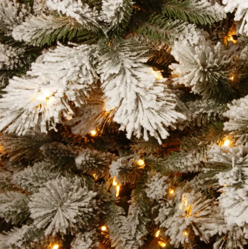Pre-Lit Christmas Trees*The Twillery Co. 7'6" H Slender White Pine Christmas Tree With 500 Lights