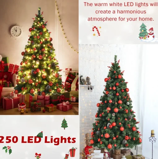 Pre-Lit Christmas Trees*The Holiday Aisle 6' Lighted Artificial Christmas Tree