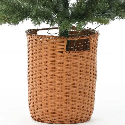 Pre-Lit Christmas Trees*The Holiday Aisle 6'5" Slender Green Realistic Artificial Fir Christmas Tree With 150 Led Lights