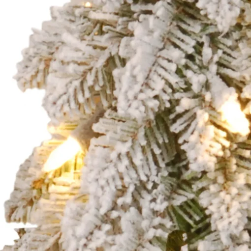 Pre-Lit Christmas Trees*Sand & Stable 24" White Christmas Tree With 50 Clear Lights