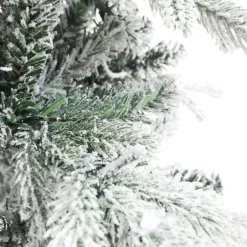 Pre-Lit Christmas Trees*The Holiday Aisle 5.21' White Fir Artificial Christmas Tree With 120 Clear/White Lights