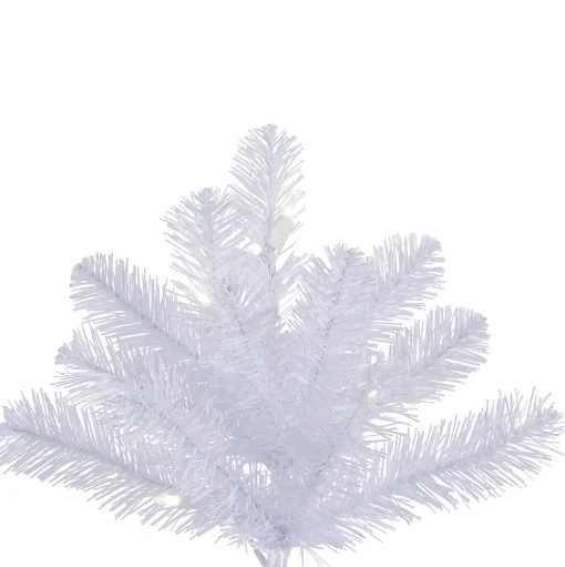 Pre-Lit Christmas Trees*Hashtag Home 7.5' White Pine Artificial Christmas Tree With 650 Led White Lights With Stand