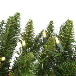 Pre-Lit Christmas Trees*The Holiday Aisle 8.5' White Pine Artificial Christmas Tree With 400 Led White Lights With Stand
