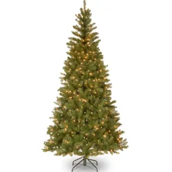 Pre-Lit Christmas Trees*The Holiday Aisle Aspen Spruce 7' Green Christmas Tree With 400 Clear/White Lights