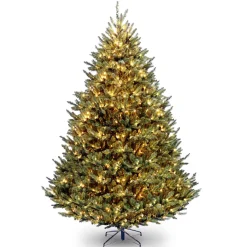 Pre-Lit Christmas Trees*Red Barrel Studio Baldrik 9' H Green Spruce Christmas Tree With 1200 Lights Led