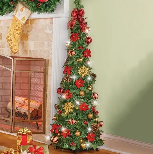 Pre-Lit Christmas Trees*The Holiday Aisle Christmas Tree With Led Lights