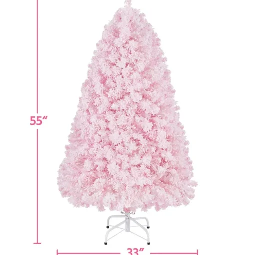 Pre-Lit Christmas Trees*The Holiday Aisle Easy Set-Up Lighted Artificial Spruce Christmas Tree - Stand Included