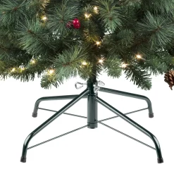 Pre-Lit Christmas Trees*Three Posts Easy Stow 6' 6