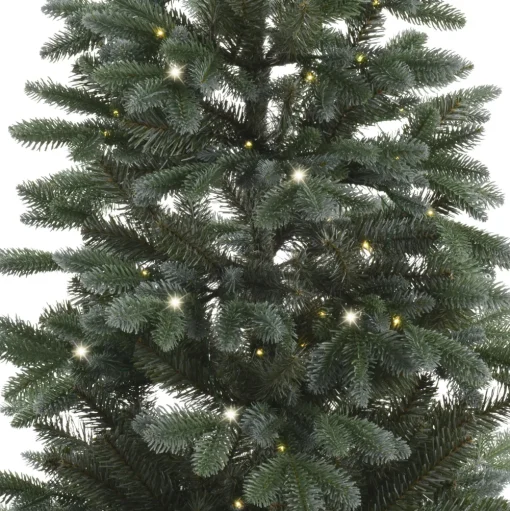 Pre-Lit Christmas Trees*Sand & Stable Frankie 35.4" Realistic Green Artificial Spruce Christmas Tree With 100 Lights