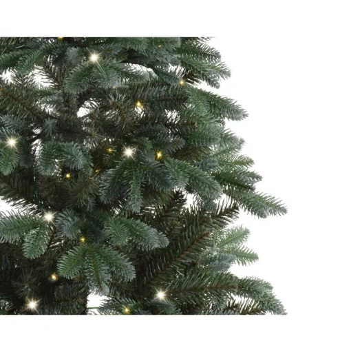 Pre-Lit Christmas Trees*Sand & Stable Frankie 35.4" Realistic Green Artificial Spruce Christmas Tree With 100 Lights