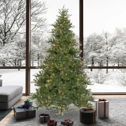 Pre-Lit Christmas Trees*Andover Mills Galarza Artificial Christmas Tree