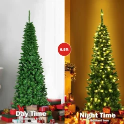 Pre-Lit Christmas Trees*The Holiday Aisle Green Pine Artificial Christmas Tree