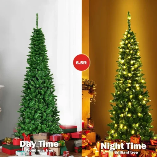 Pre-Lit Christmas Trees*The Holiday Aisle Green Pine Artificial Christmas Tree