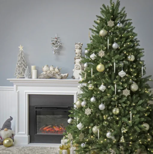 Pre-Lit Christmas Trees*The Twillery Co. Jack Green Spruce Artificial Christmas Tree With 700 Clear/White Lights