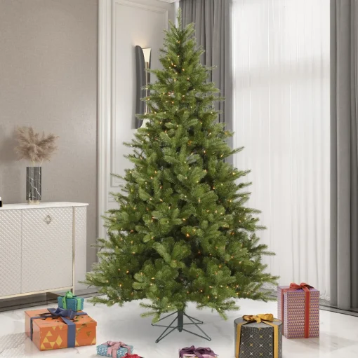 Pre-Lit Christmas Trees*The Holiday Aisle King Spruce Artificial Christmas Tree