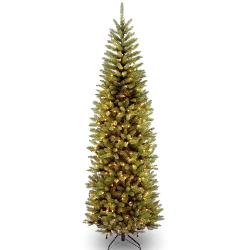 Pre-Lit Christmas Trees*Darby Home Co Kingswood Fir 90'' Lighted Artificial Fir Christmas Tree - Stand Included
