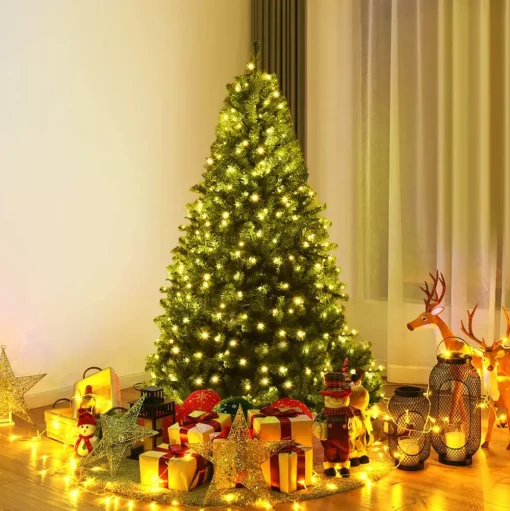 Pre-Lit Christmas Trees*The Holiday Aisle Lighted Artificial Pine Christmas Tree - Stand Included
