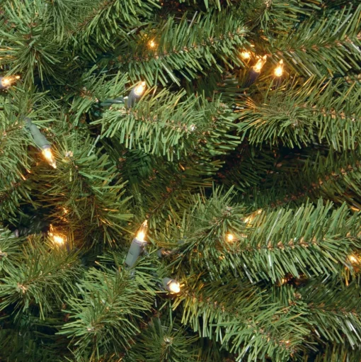Pre-Lit Christmas Trees*Andover Mills North Valley Slender Green Artificial Spruce Christmas Tree With Lights