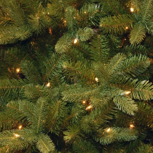Pre-Lit Christmas Trees*Mercury Row Omusa Lighted Artificial Fir Christmas Tree - Stand Included