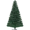 Pre-Lit Christmas Trees*The Holiday Aisle Pre-Lit Fiber Optic Top Star 6' Green Pine Artificial Christmas Tree With 230 Multi-Color Lights