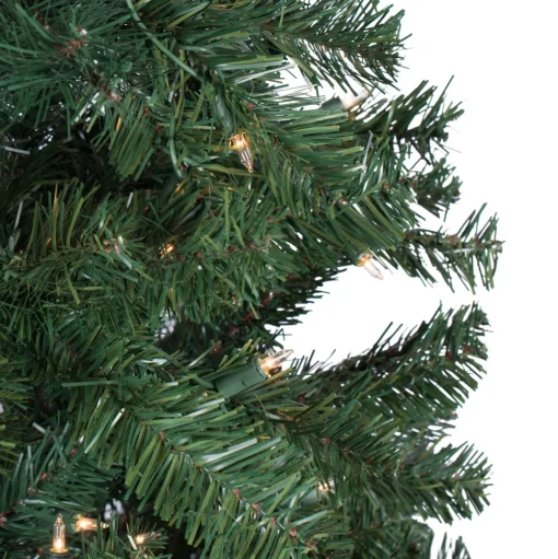 Pre-Lit Christmas Trees*The Holiday Aisle Salem Pencil Pine Artificial Christmas Tree